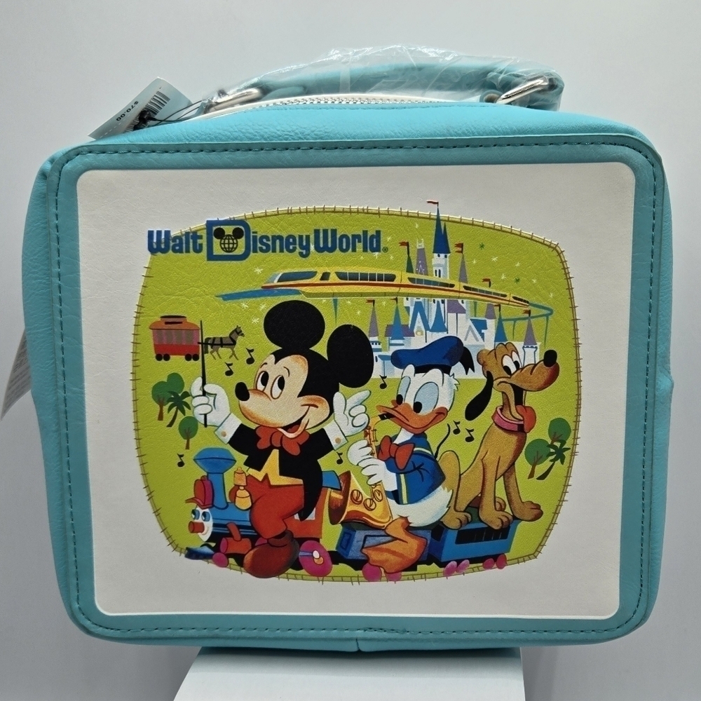 Loungefly Disney Parks 50th Anniversary Vault Collection Lunchbox Crossbody Bag